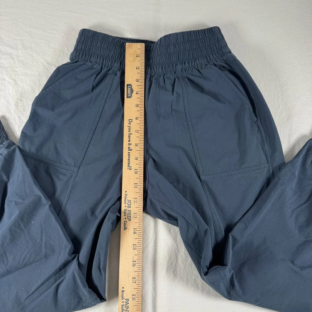 CALIA Women's Size XS Blue‎ High Rise Ankle Zip Joggers Pockets